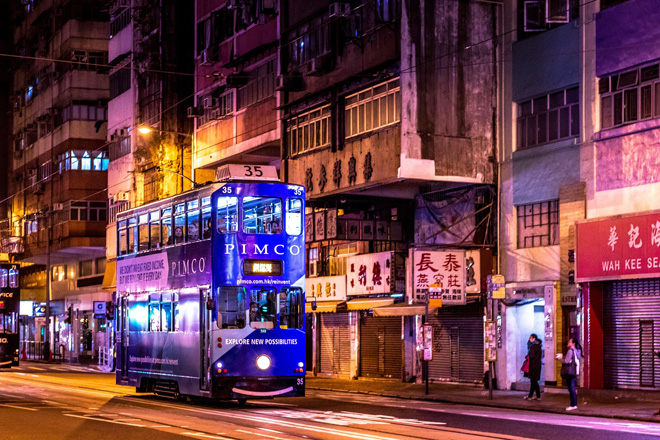 Hongkong häämatkakohteena raitiovaunu