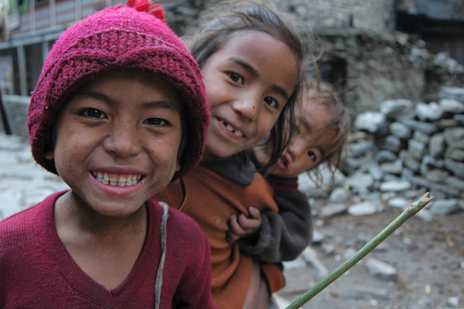 Nepal häämatka, hymyt